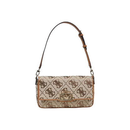 Bolso de poliéster beige