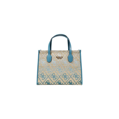 Turquoise Polypropylene Handbag