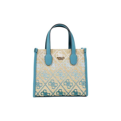 Turquoise Polypropylene Handbag