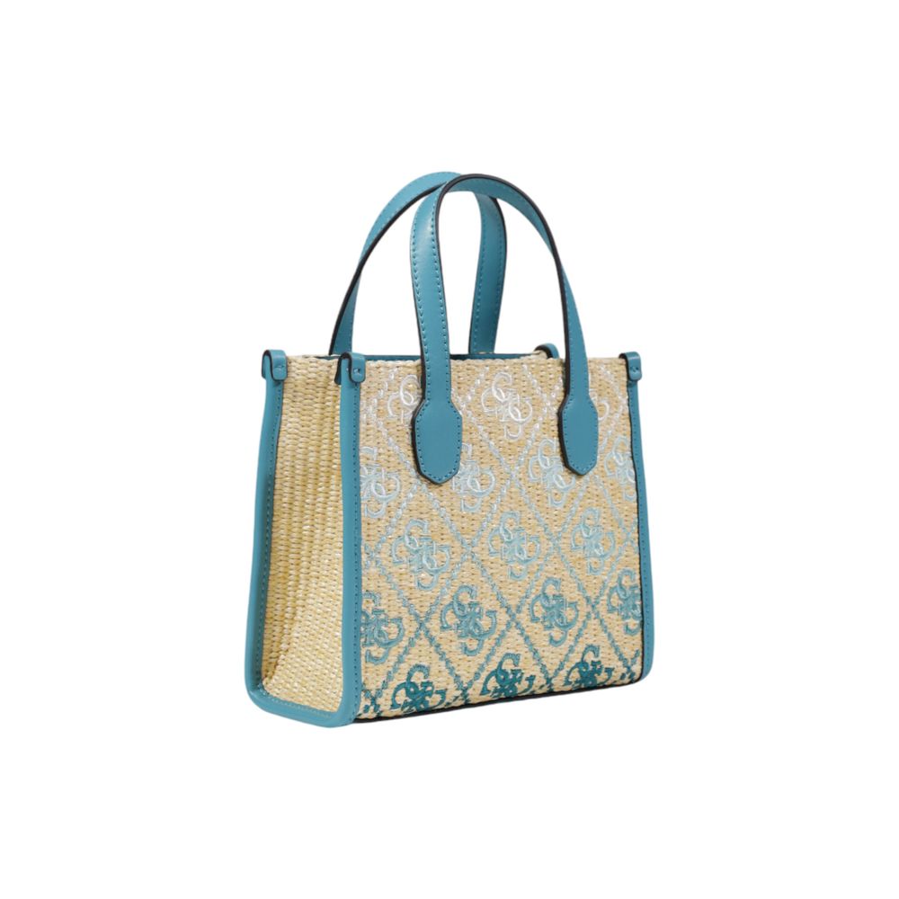 Turquoise Polypropylene Handbag