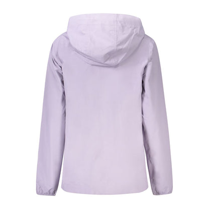 Purple Polyester Women Jacket