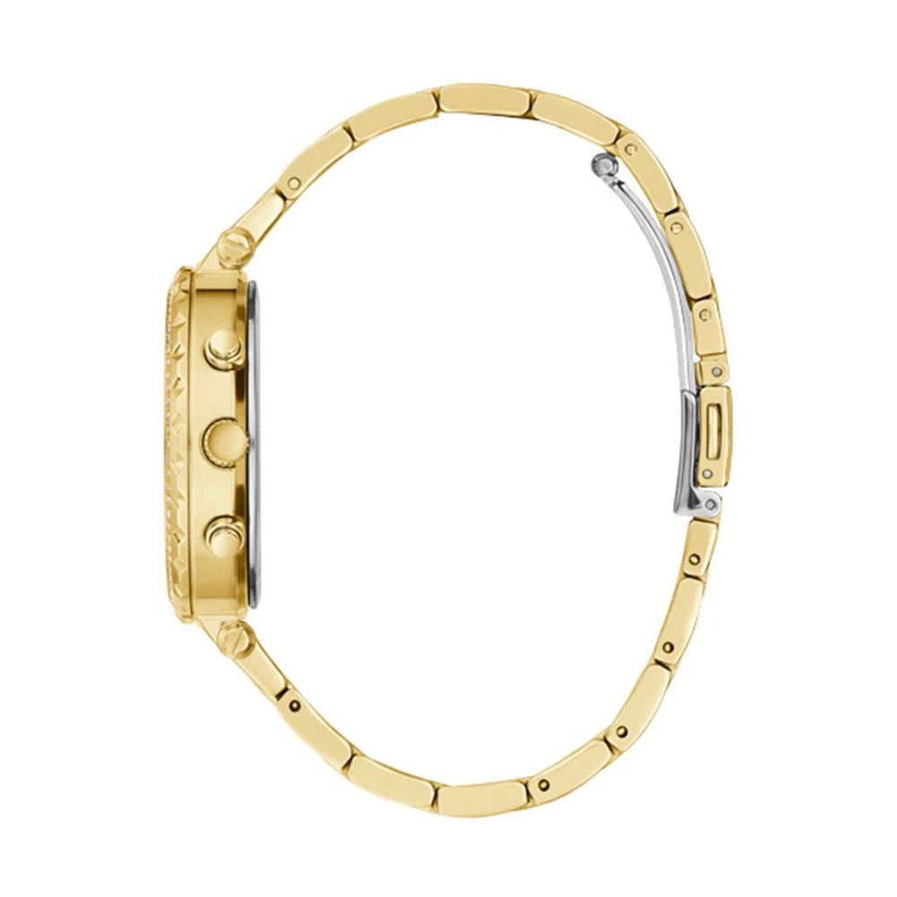 Reloj de acero inoxidable dorado