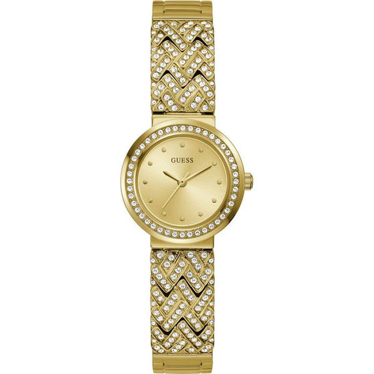 Reloj de acero inoxidable dorado