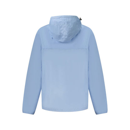 Light Blue Polyamide Women Jacket