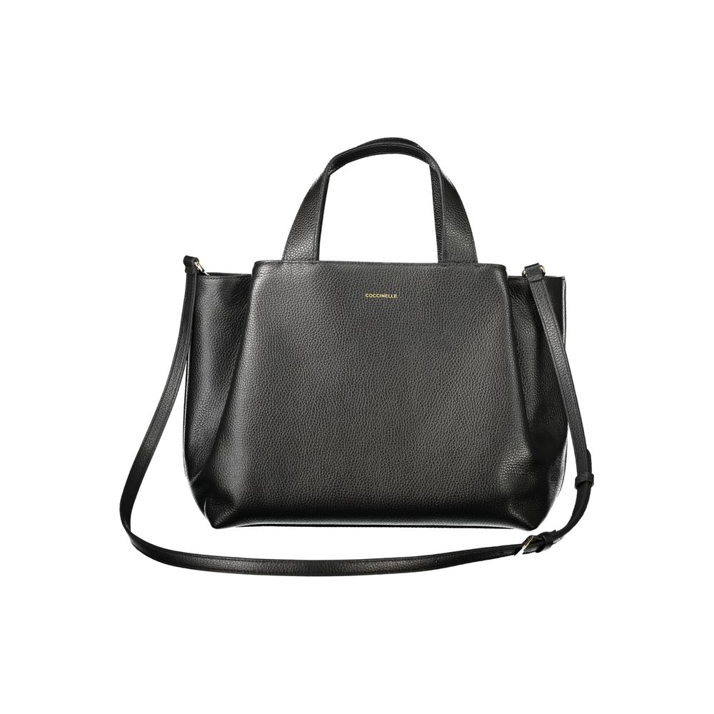 Black Leather Women Handbag