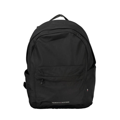 Mochila de poliéster negra para hombre