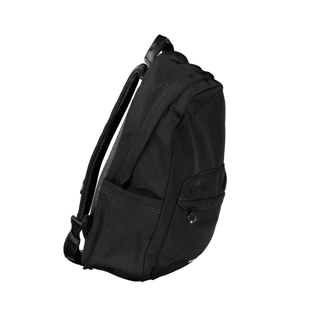 Mochila de poliéster negra para hombre