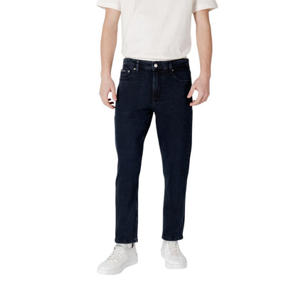 Pantalones y vaqueros de algodón azules
