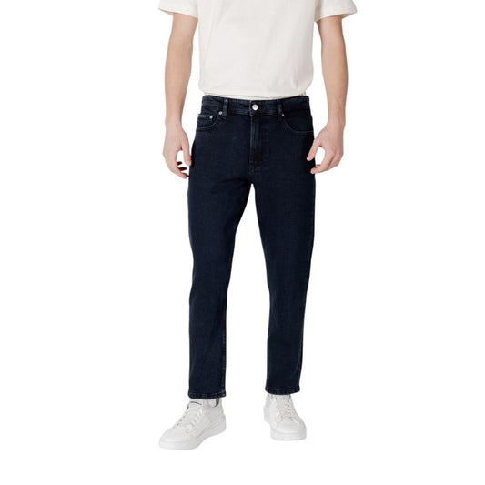Pantalones y vaqueros de algodón azules