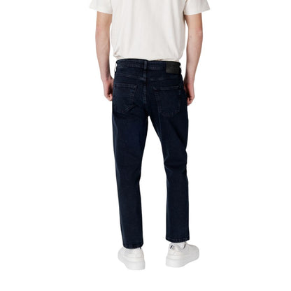Pantalones y vaqueros de algodón azules
