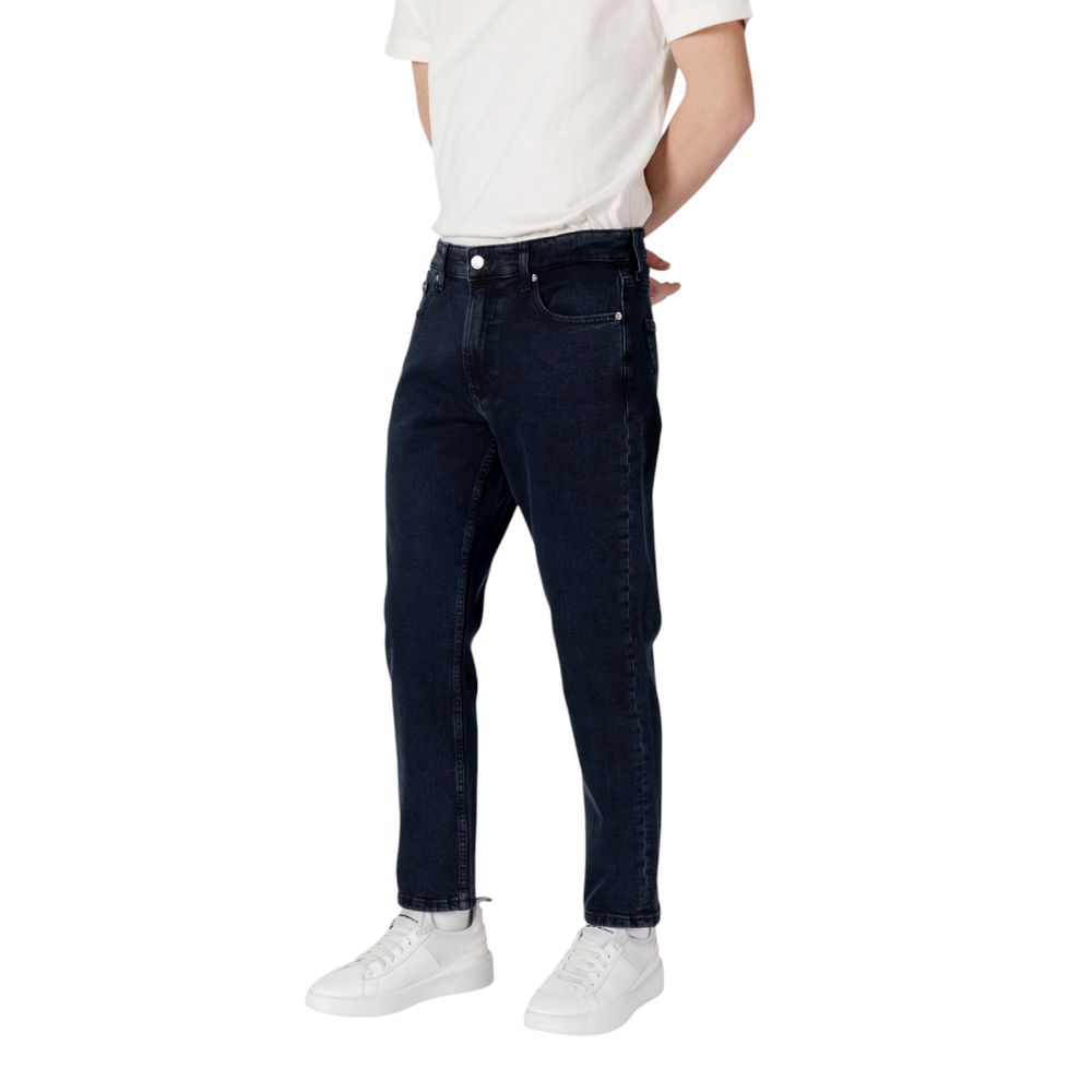 Pantalones y vaqueros de algodón azules