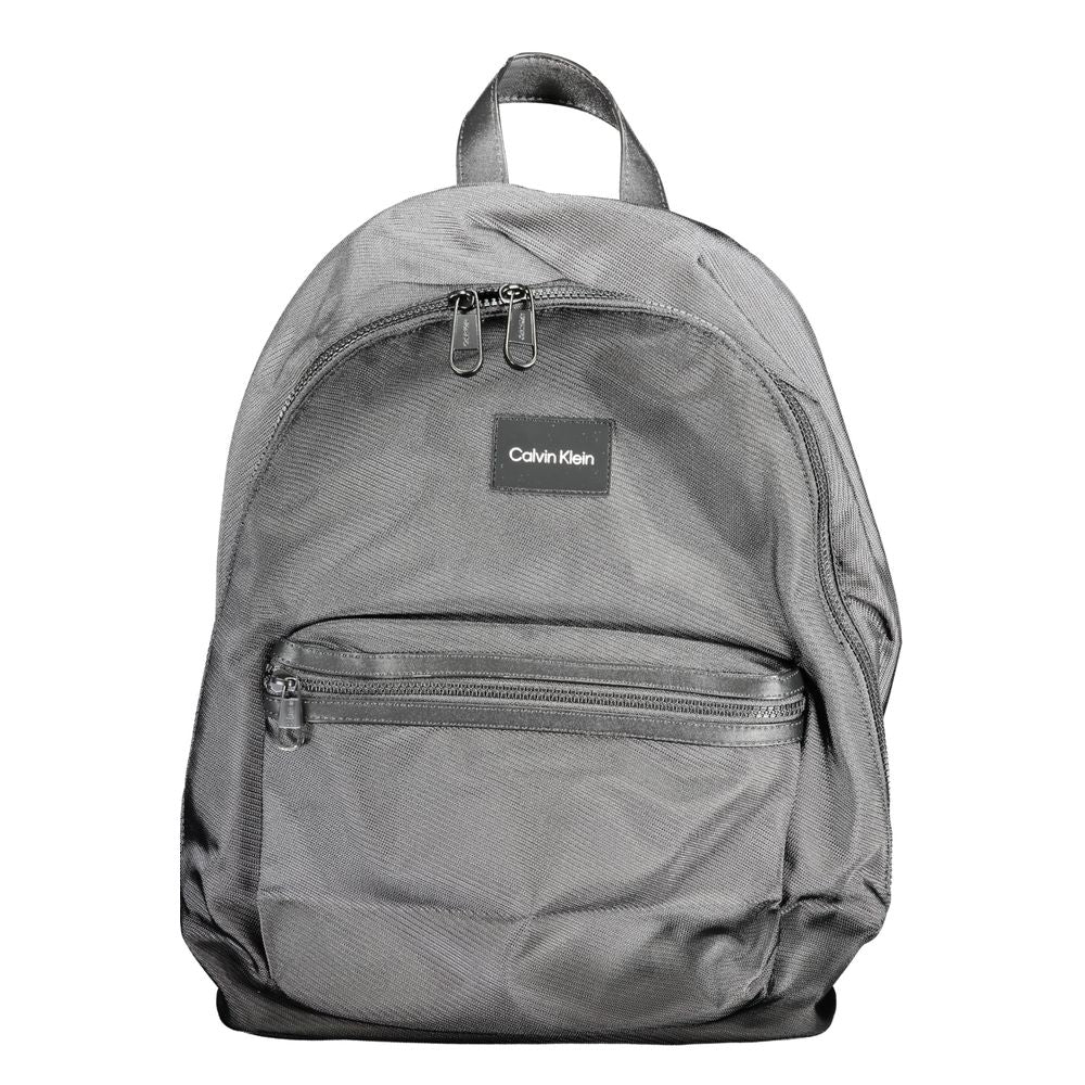 Black Polyester Backpack