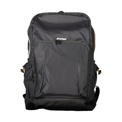 Black Polyamide Men Backpack