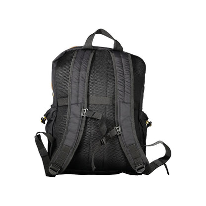 Mochila de poliamida negra para hombre