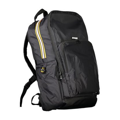 Black Polyamide Men Backpack