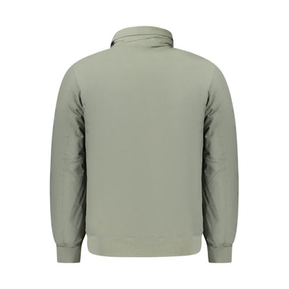 Green Polyamide Men Jacket