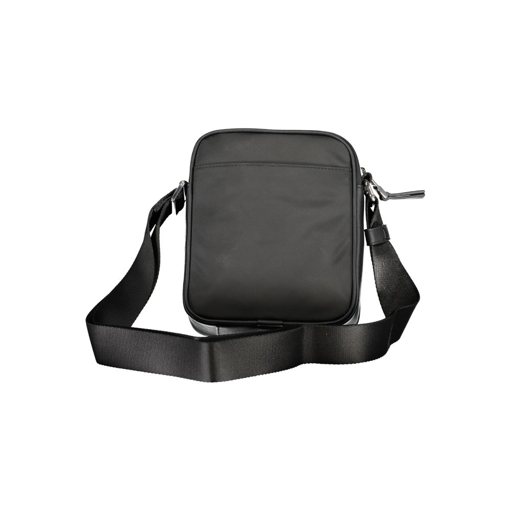 Bolso bandolera de poliéster negro