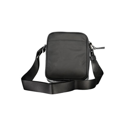 Bolso bandolera de poliéster negro