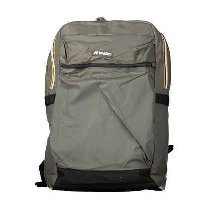 Green Polyamide Men Backpack