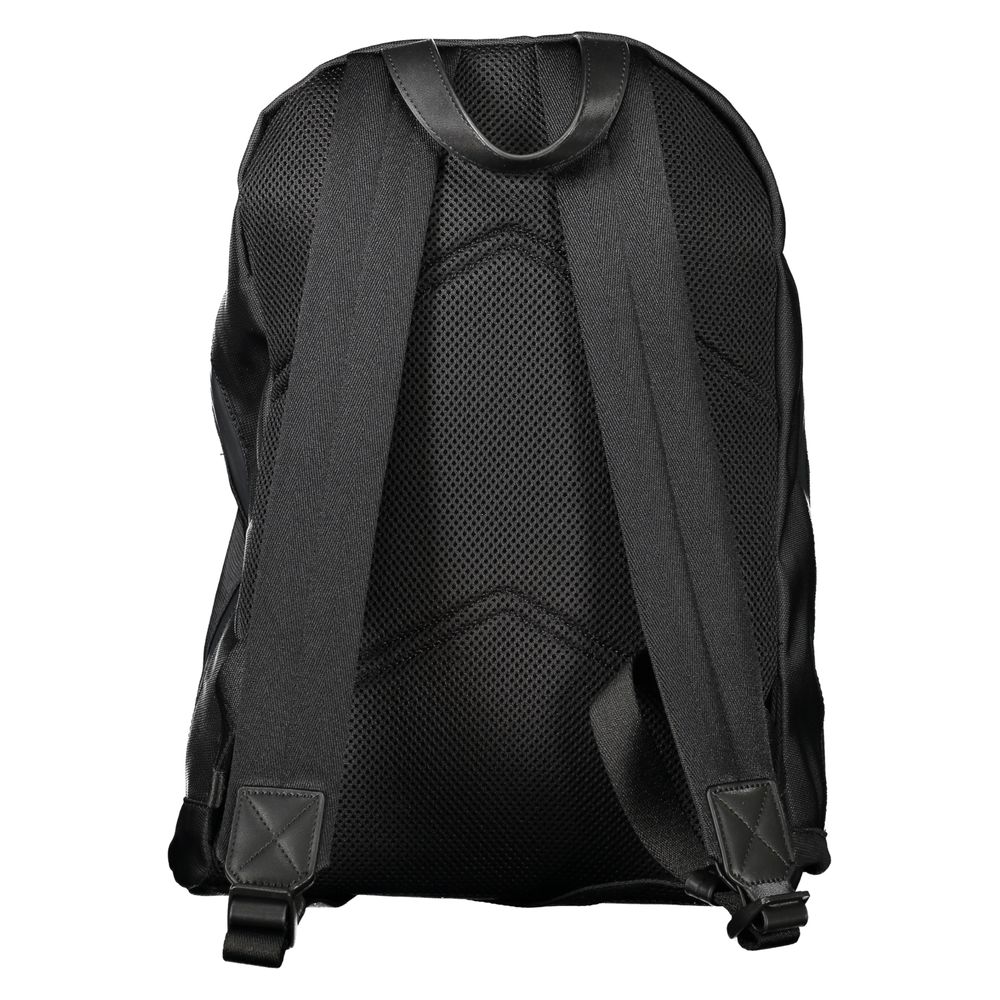 Mochila de poliéster negra para hombre