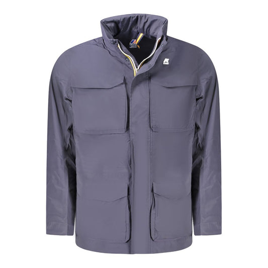 Chaqueta de nylon azul para hombre