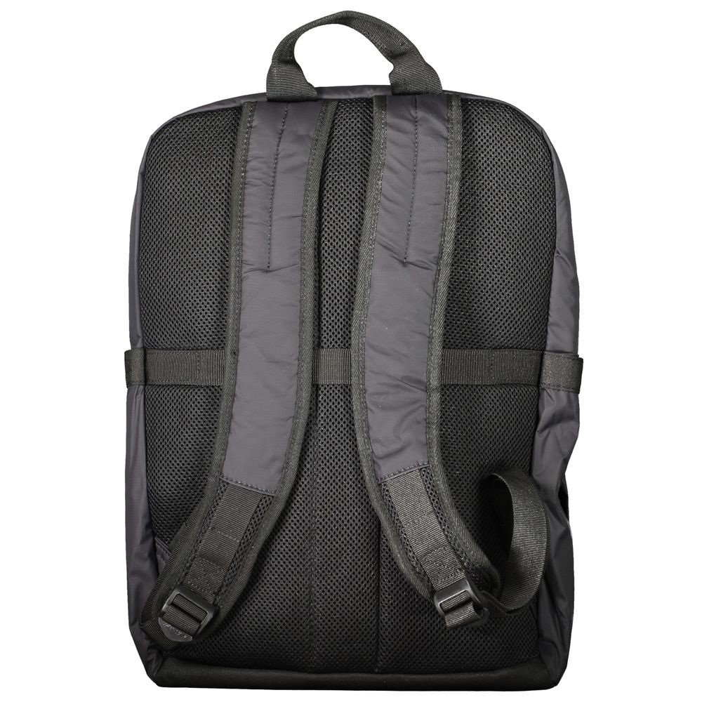 Mochila de poliamida negra para hombre