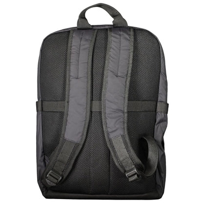 Black Polyamide Men Backpack