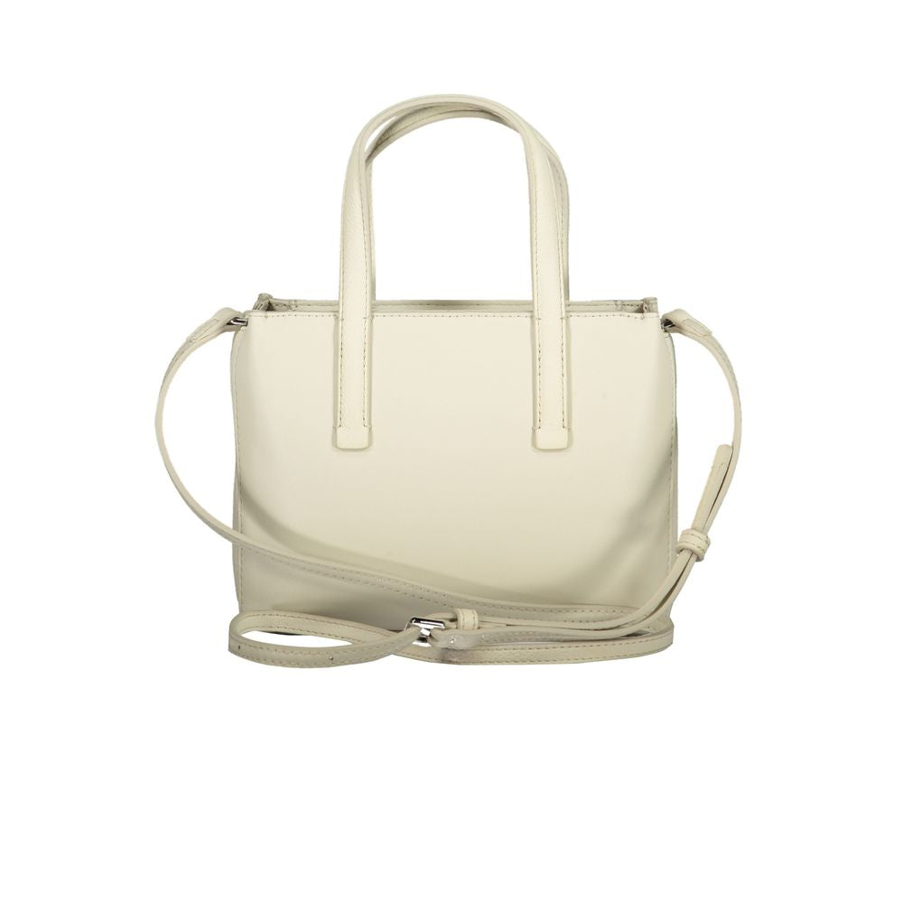 Bolso de poliéster beige