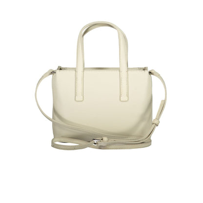 Bolso de poliéster beige