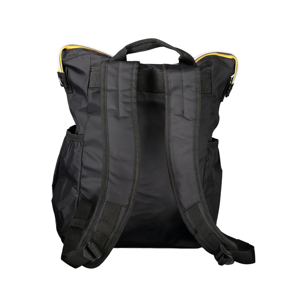 Black Polyamide Men Backpack