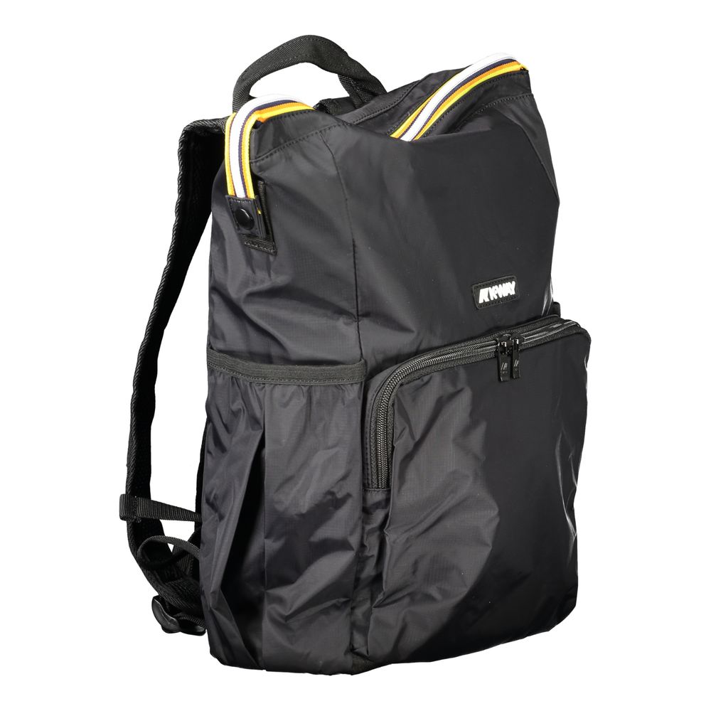 Mochila de poliamida negra para hombre