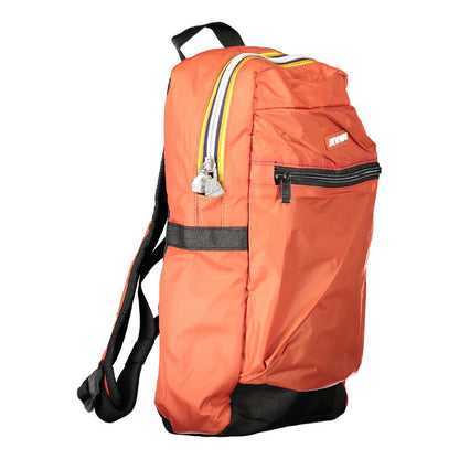 Red Polyamide Men Backpack