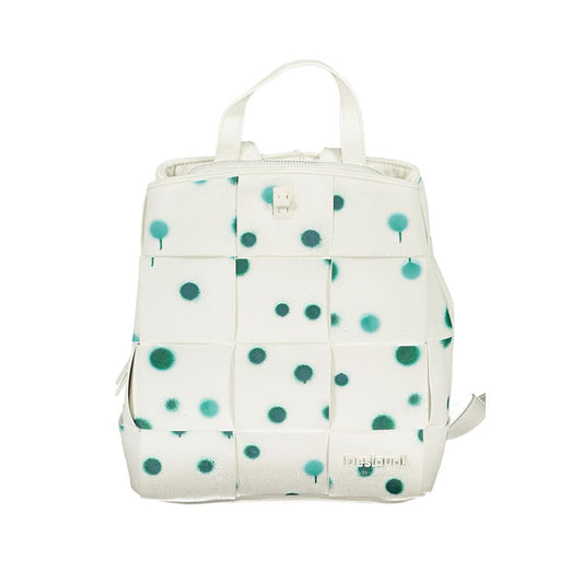 Mochila blanca de polietileno