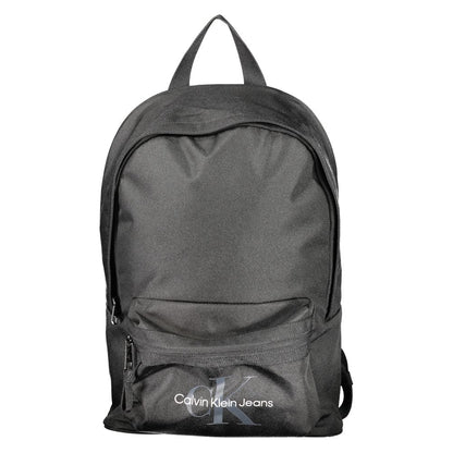 Black Polyester Backpack