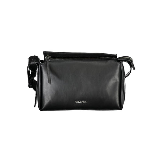 Black Polyester Handbag