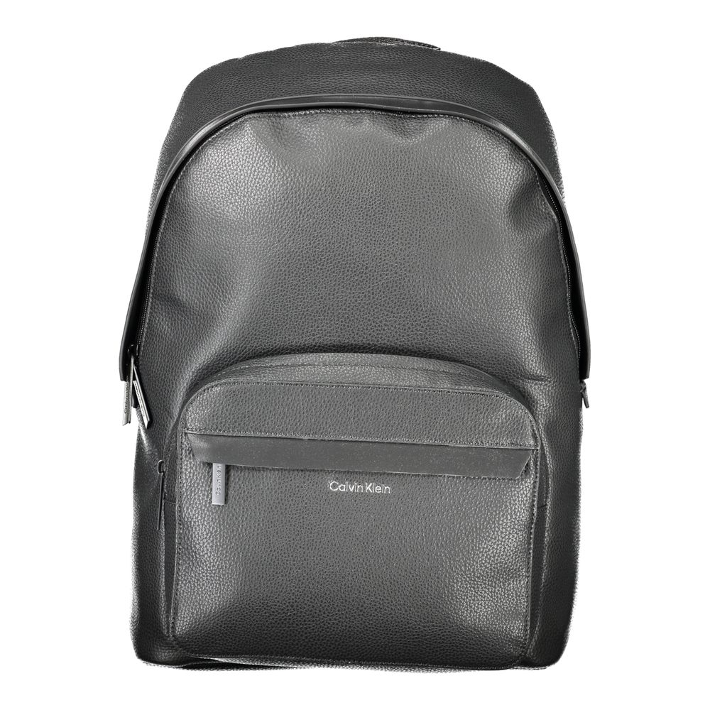 Mochila de poliéster negra para hombre