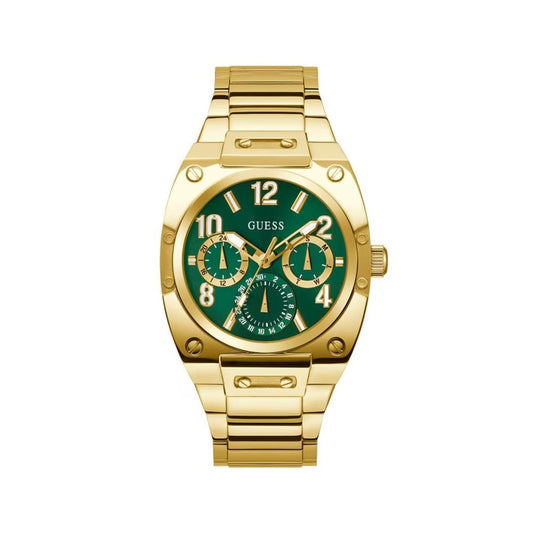 Reloj de acero inoxidable dorado