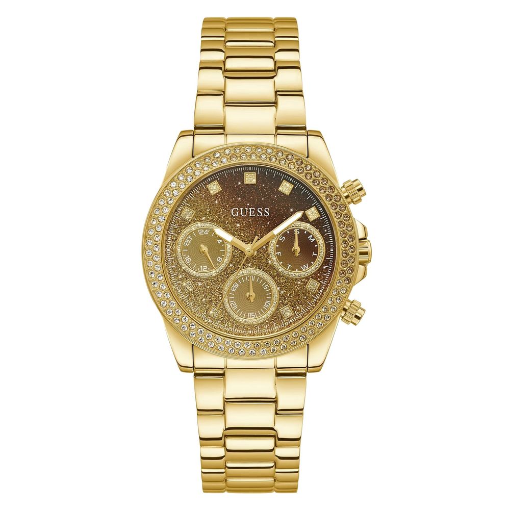 Reloj de acero inoxidable dorado