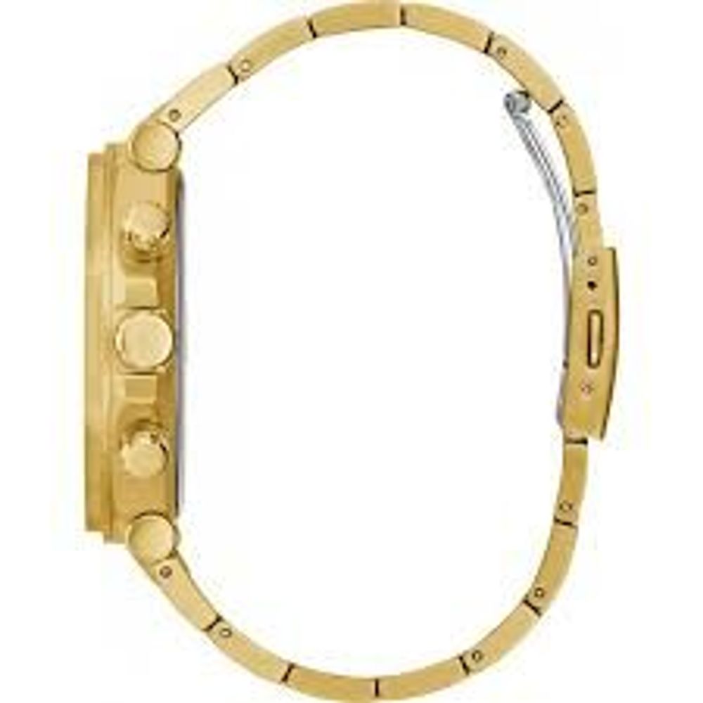 Reloj de acero inoxidable dorado