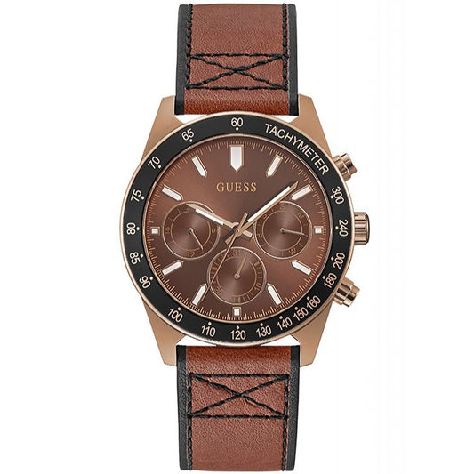 Reloj de piel marrón