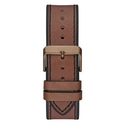 Reloj de piel marrón