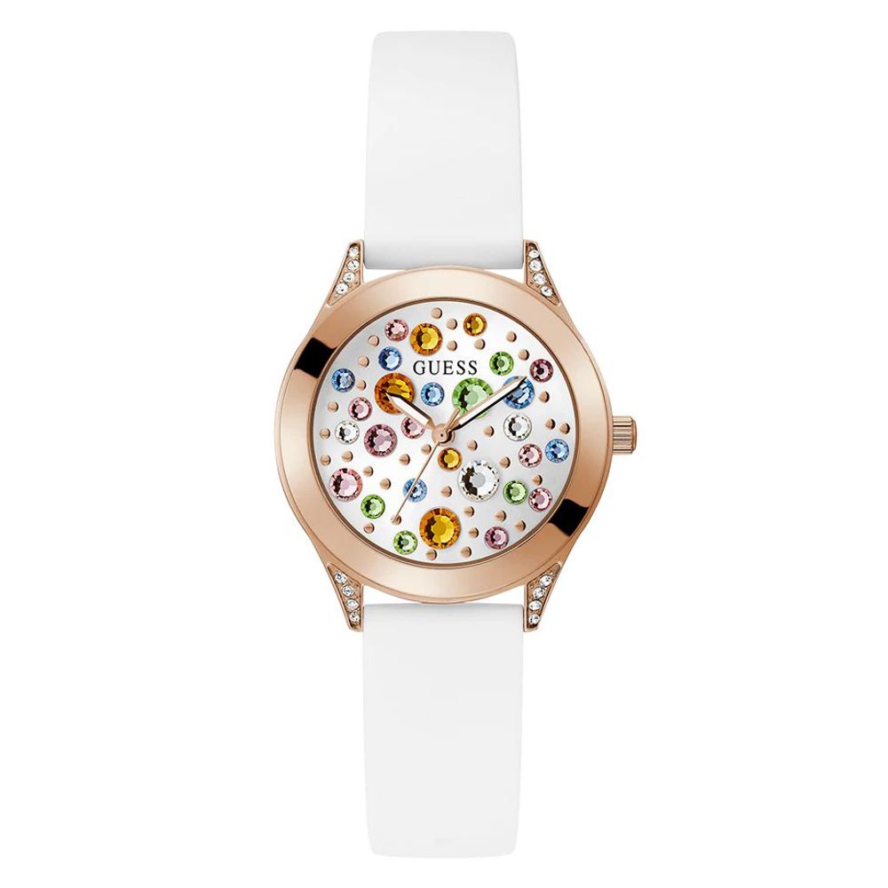 Reloj de silicona blanco