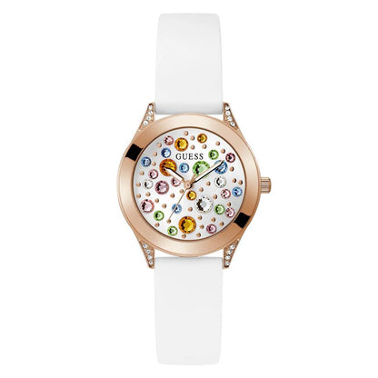 Reloj de silicona blanco