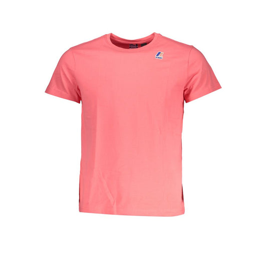 Camiseta de algodón rosa