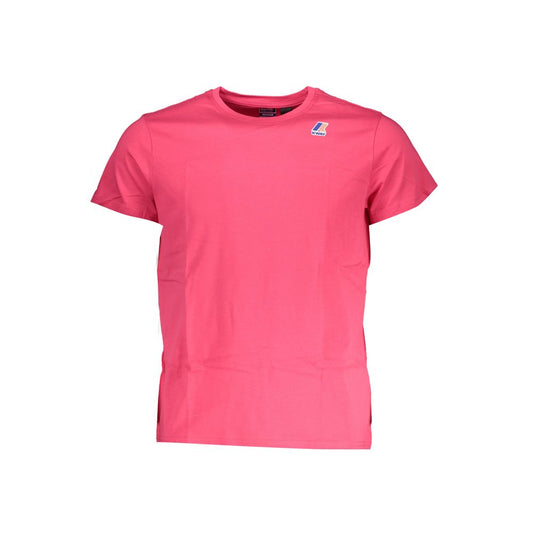 Camiseta de algodón rosa