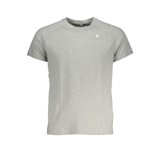 Camiseta de algodón gris