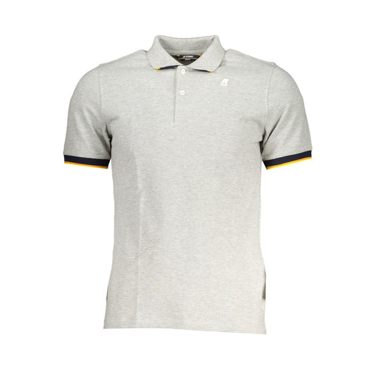 Polo de algodón gris