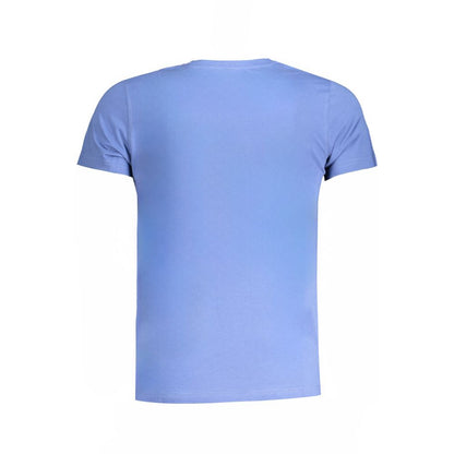 Camiseta azul de algodón