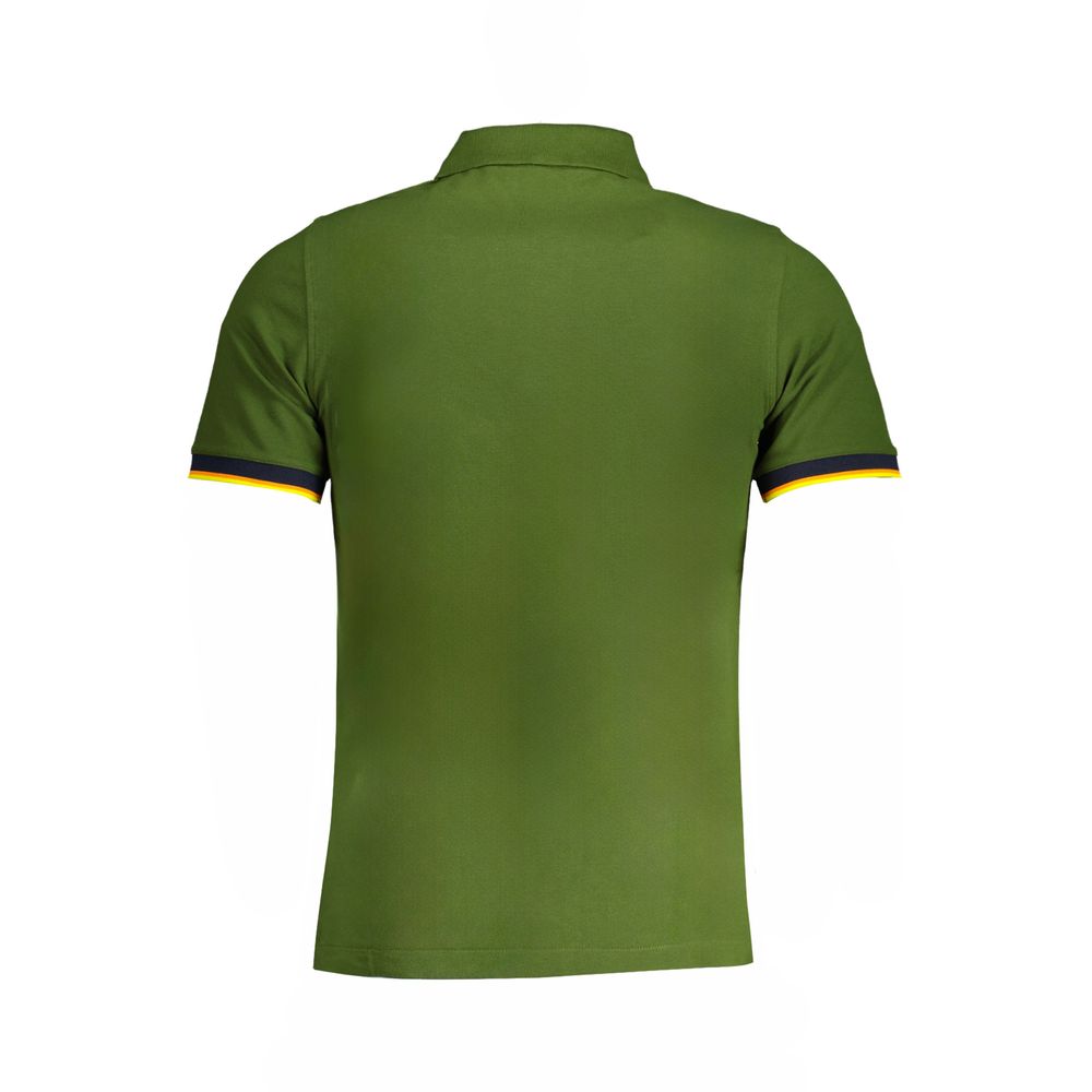 Polo de algodón verde