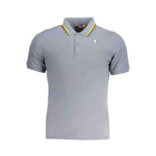 Polo de algodón gris